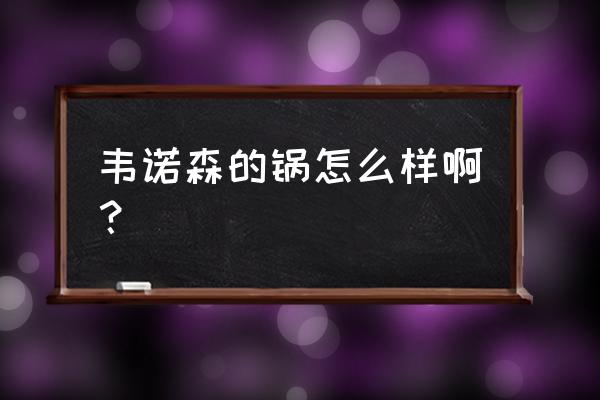 进口炒锅什么品牌比较好 韦诺森的锅怎么样啊？