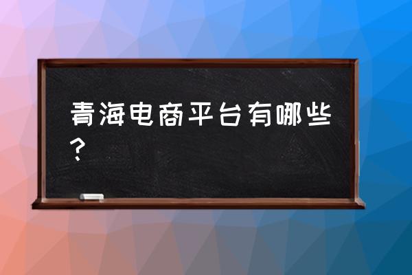 青海新零售系统哪家有 青海电商平台有哪些？