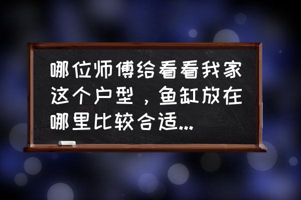 家里的玄关在哪个位置示意图 哪位师傅给看看我家这个户型，鱼缸放在哪里比较合适？为什么？