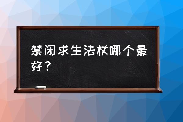 grounded 游戏禁闭求生 禁闭求生法杖哪个最好？